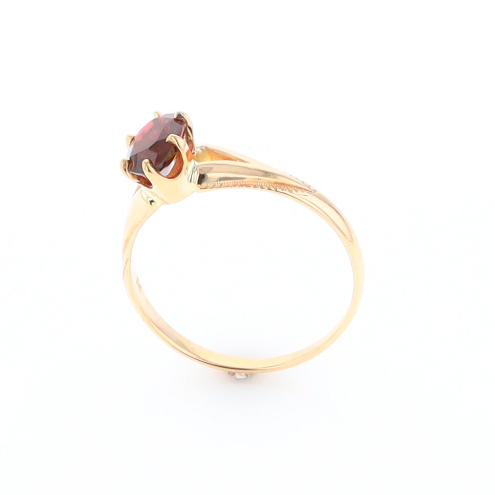 Oval Solitaire Tourmaline Ring