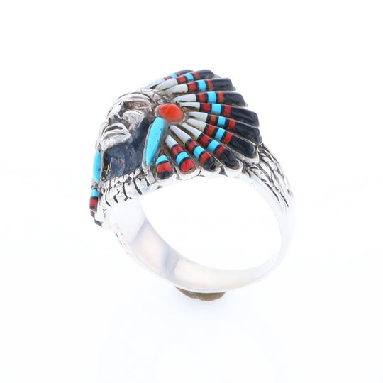 Native American Head Dress Ring