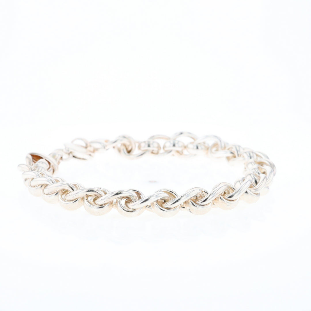 Sterling Silver Round Link Bracelet