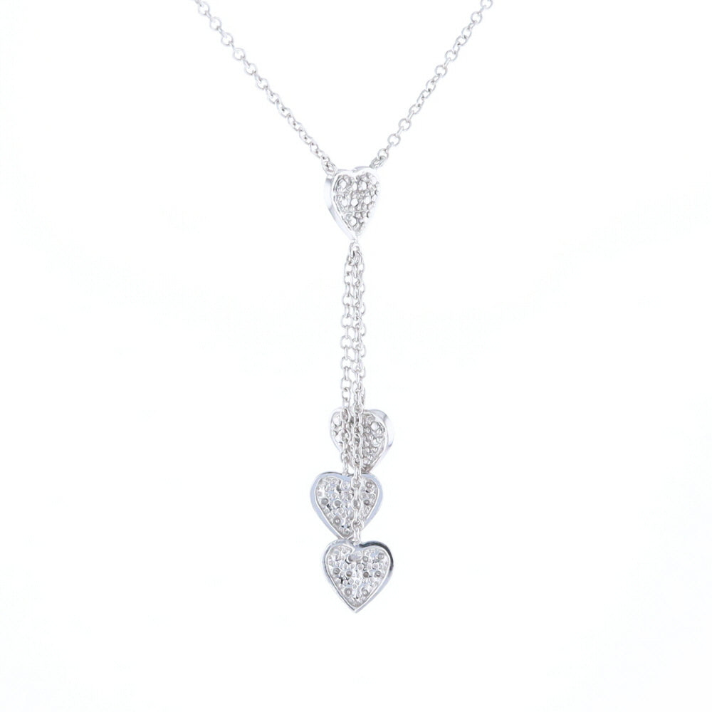 14K Triple Heart Necklace