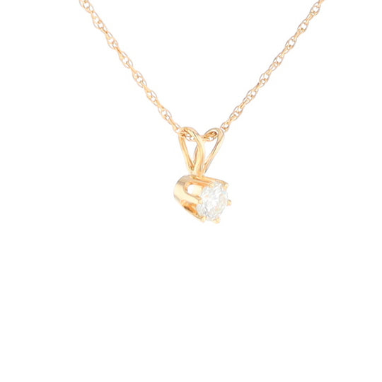 Solitaire Diamond Pendant