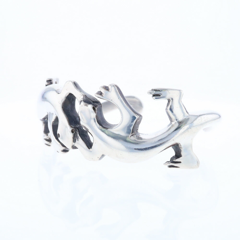 Sterling Silver Lizard Cuff Bracelet