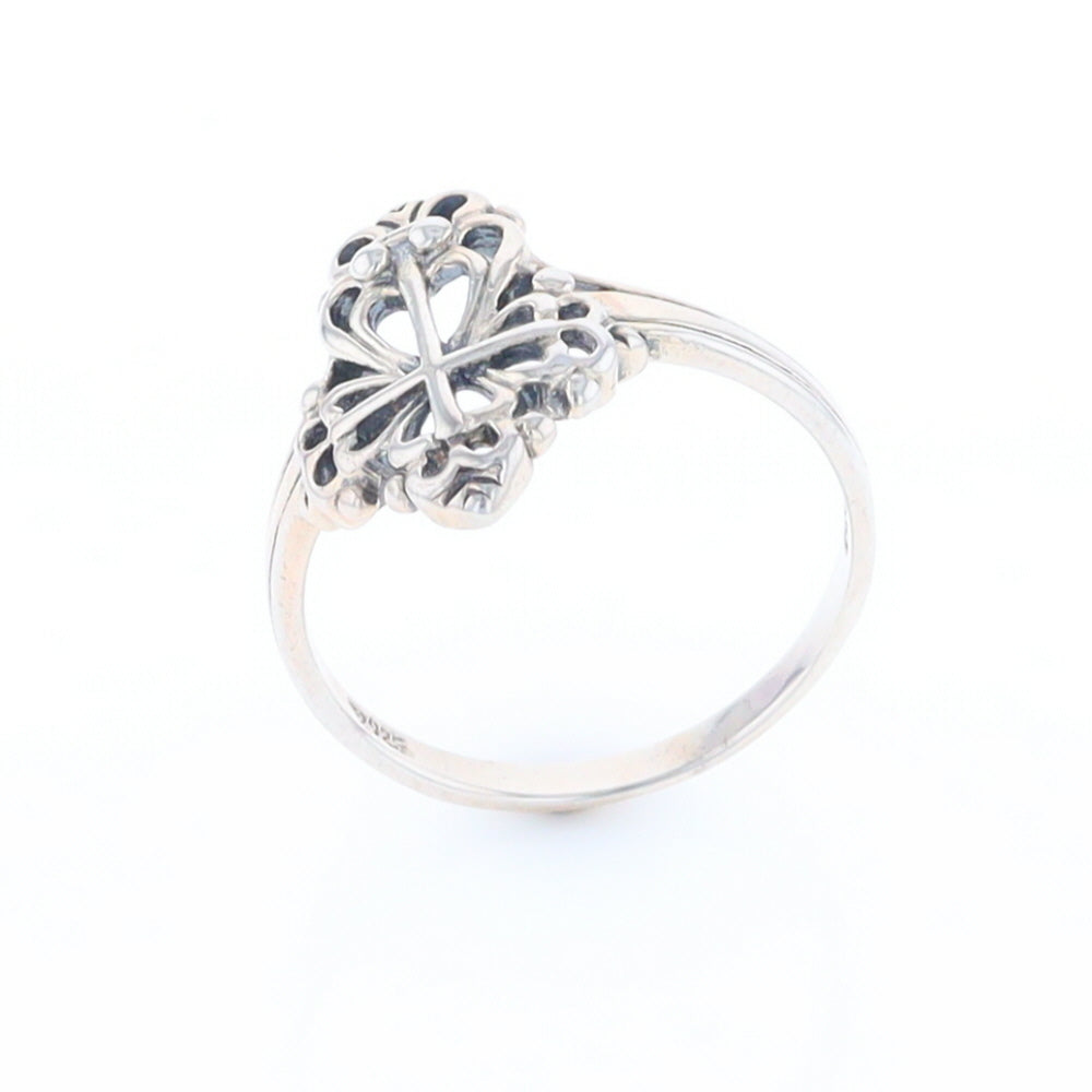 Openwork Cross Ring