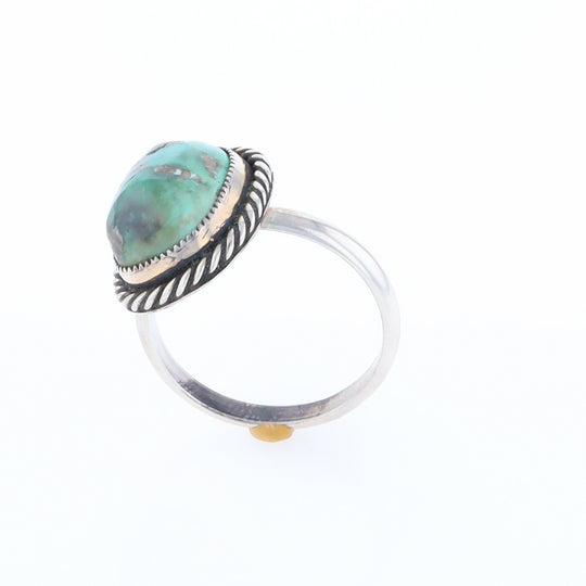 Bezel Set Turquoise Ring