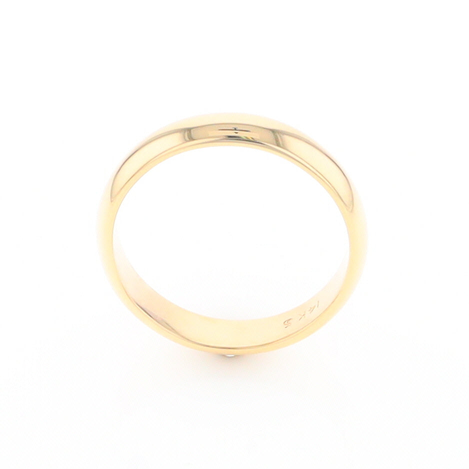 High Polished Comfort Fit Wedding Band