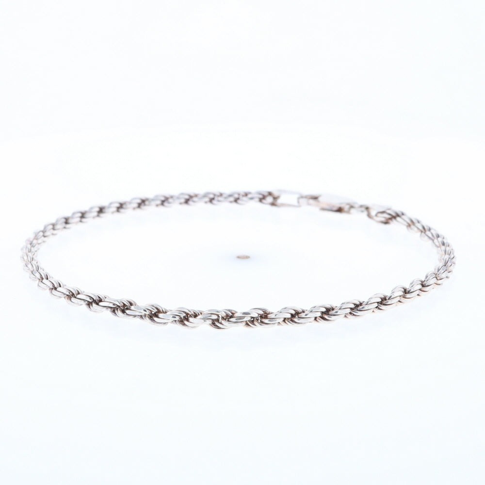 Silver Rope Bracelet