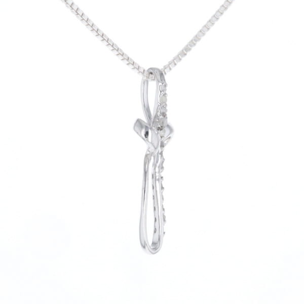 Open Loop Cross Necklace