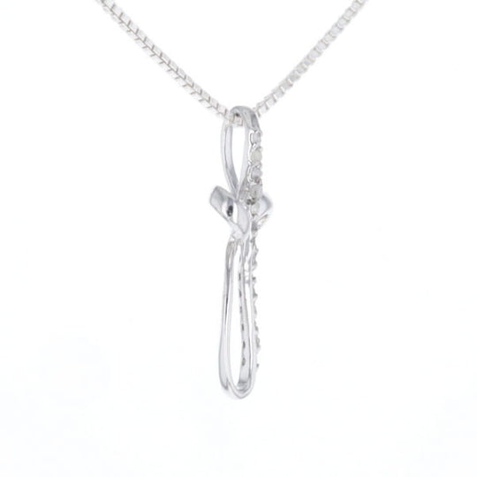 Open Loop Cross Necklace