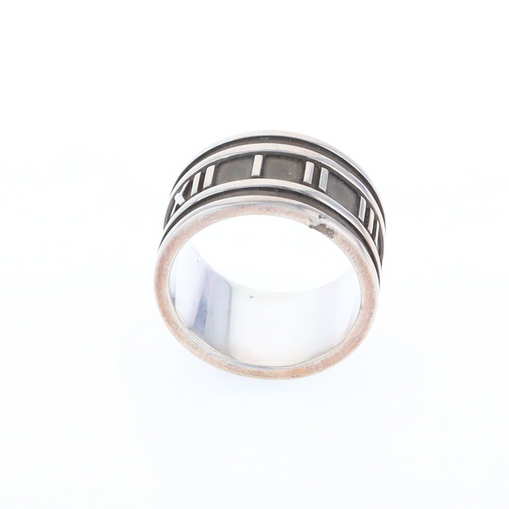 Tiffany & Co Sterling Silver Roman Numerals Ring