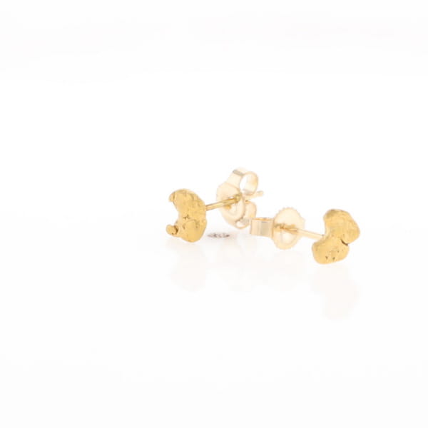 Natural Gold Nugget Earrings