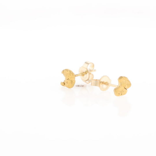 Natural Gold Nugget Earrings