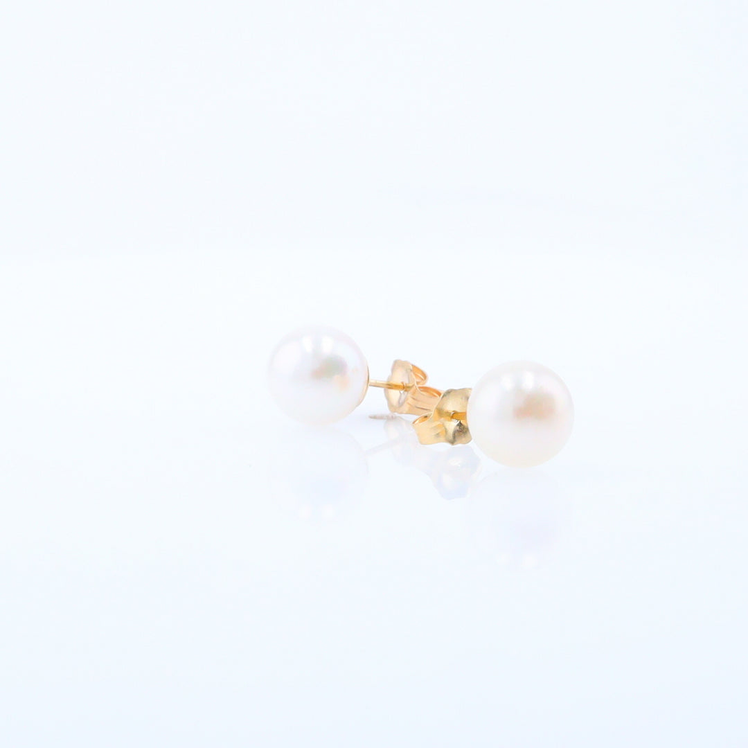 Pearl Stud Earrings