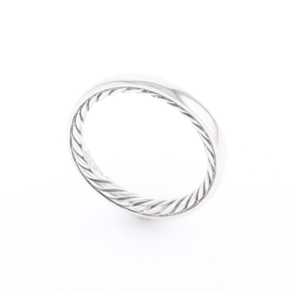 Sterling Silver Rope Decal Band