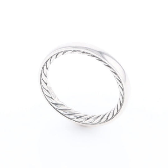 Sterling Silver Rope Decal Band