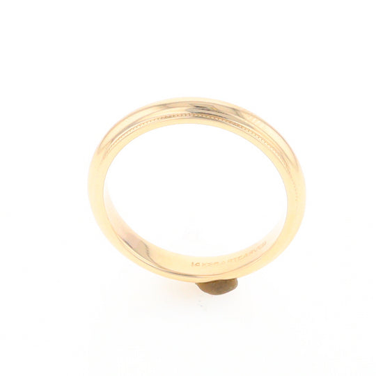 Milgrain Standard Fit Wedding Band