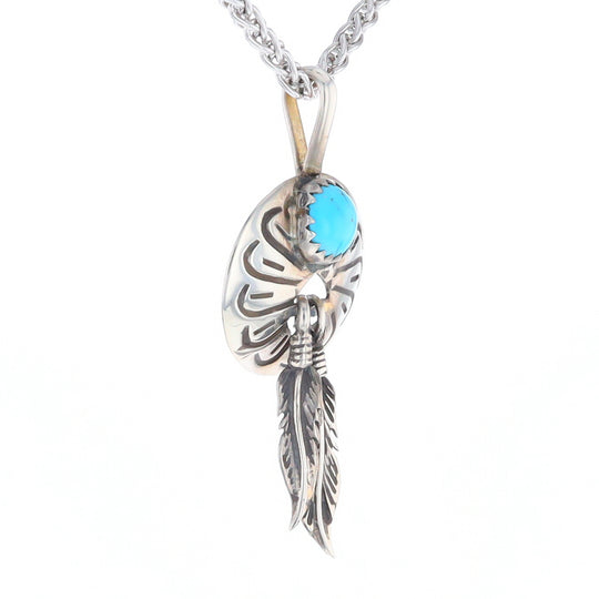 Turquoise Dream Catcher Pendant