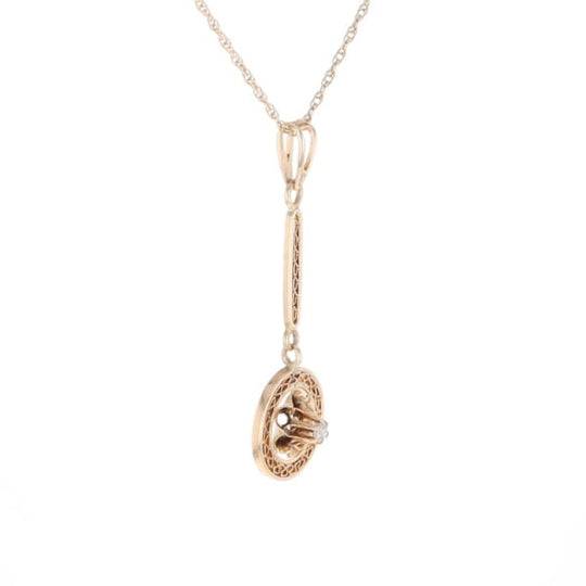 Buttercup Filigree Vintage Pendant