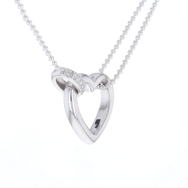 Diamond Clip Heart Necklace