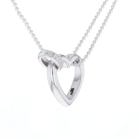 Diamond Clip Heart Necklace