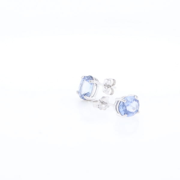 Ceylon Sapphire Stud Earrings