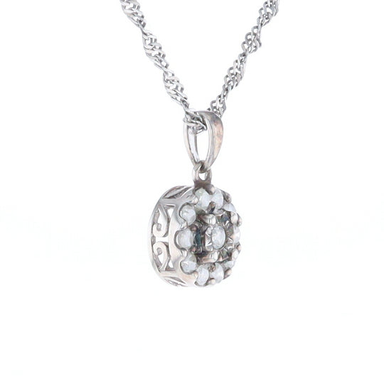 Diamond Cluster Pendant