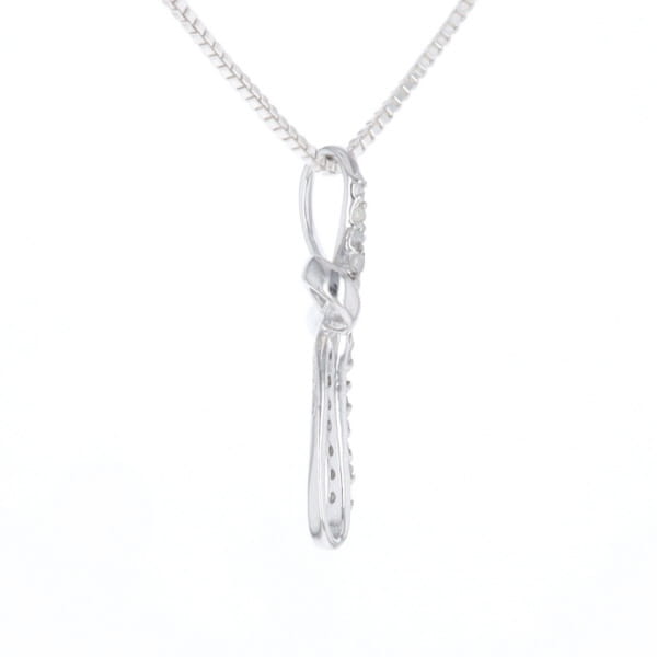 Open Loop Cross Necklace