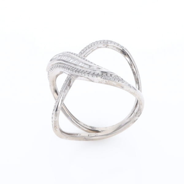 Dramatic Bypass Diamond Ring