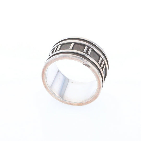 Tiffany & Co Sterling Silver Roman Numerals Ring