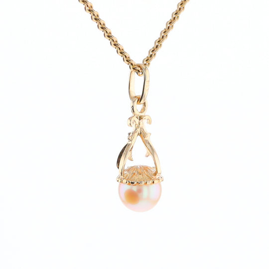 Swirl Chandelier Pearl Pendant