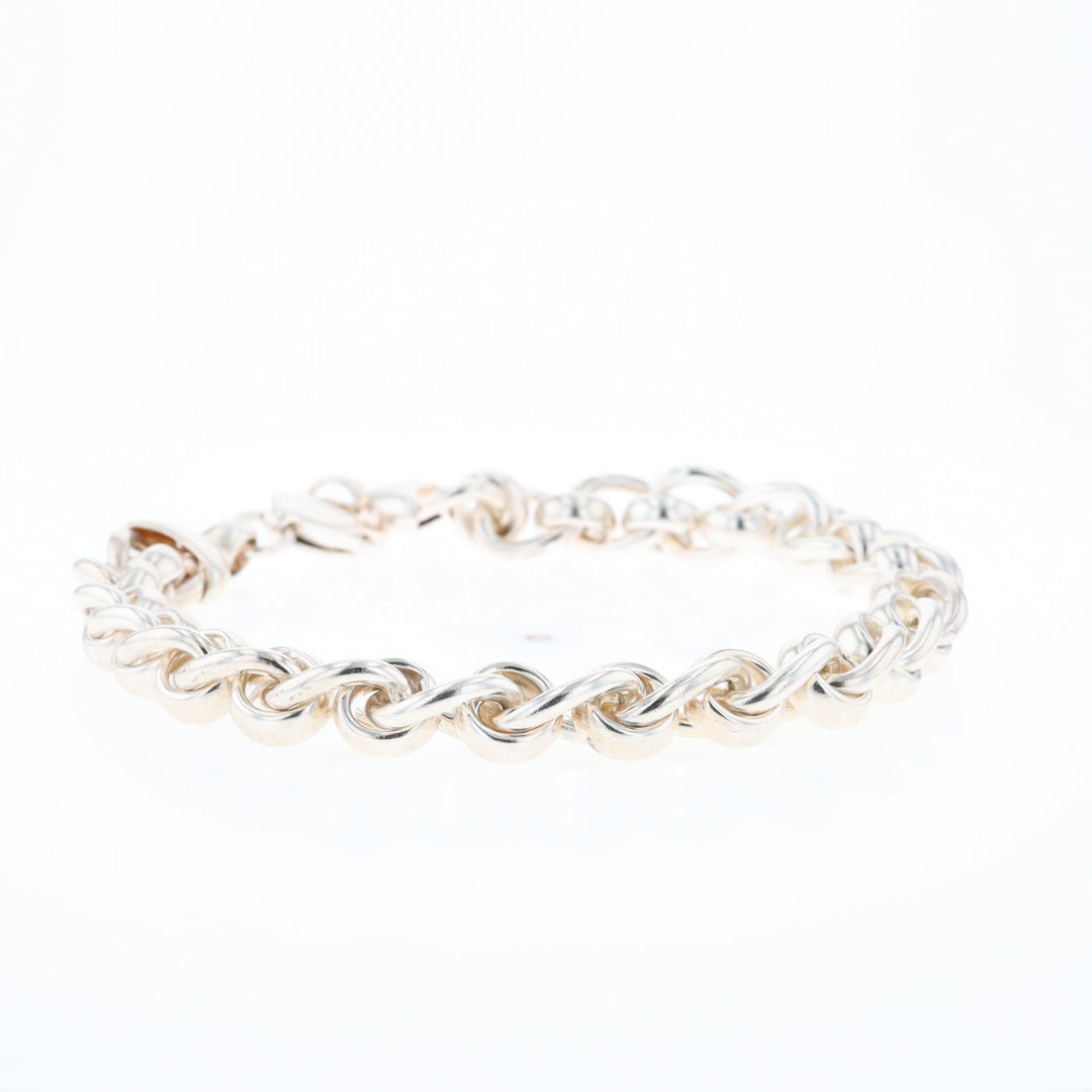 Sterling Silver Round Link Bracelet