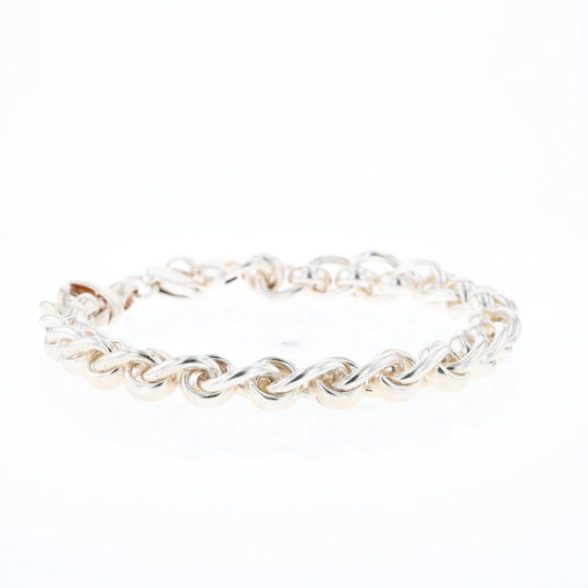 Sterling Silver Round Link Bracelet