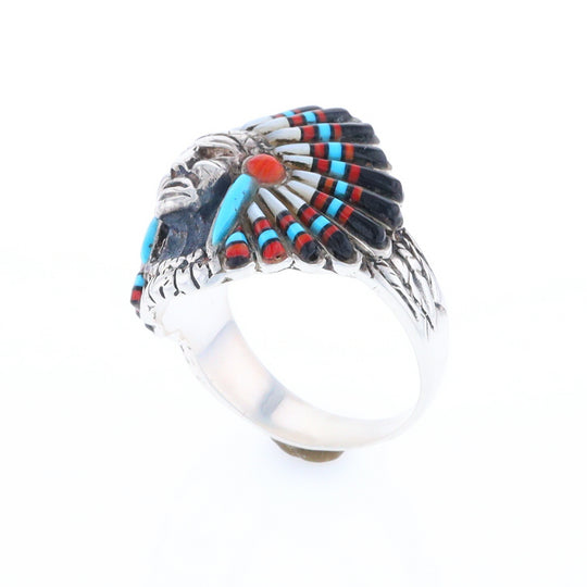 Native American Head Dress Ring