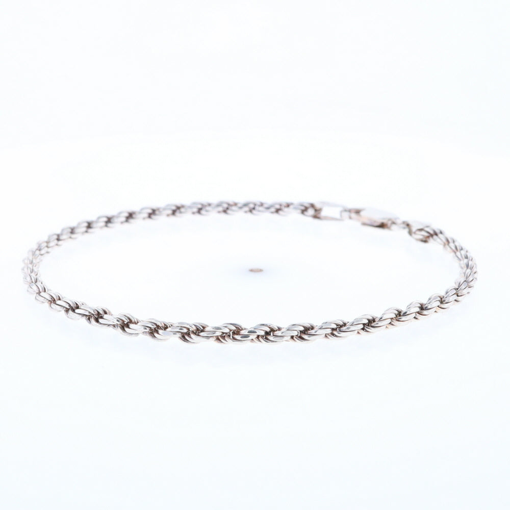 Silver Rope Bracelet