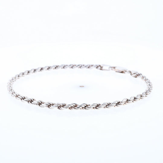 Silver Rope Bracelet