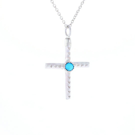 Native Turquoise Cross Necklace