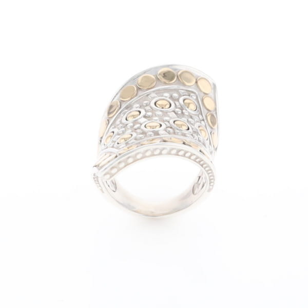 John Hardy Two-Tone Curved Ring