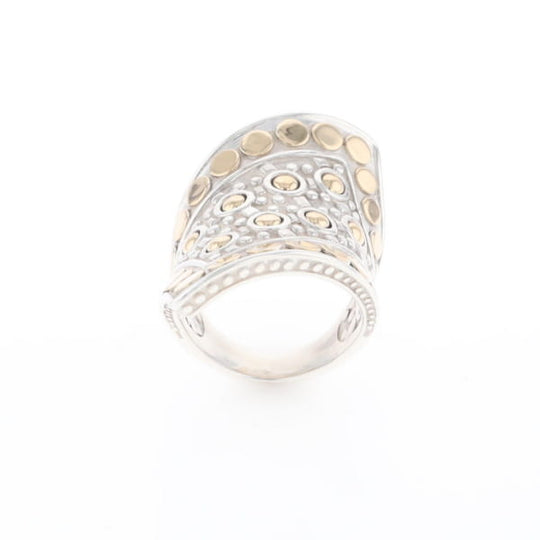 John Hardy Two-Tone Curved Ring
