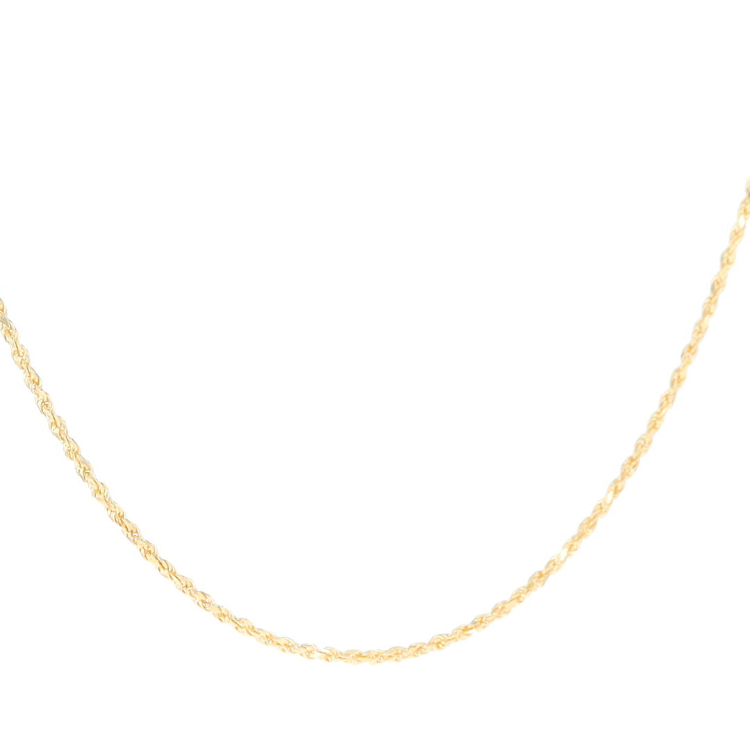 14KT Yellow Gold Rope Chain 1.5mm 30 Inches