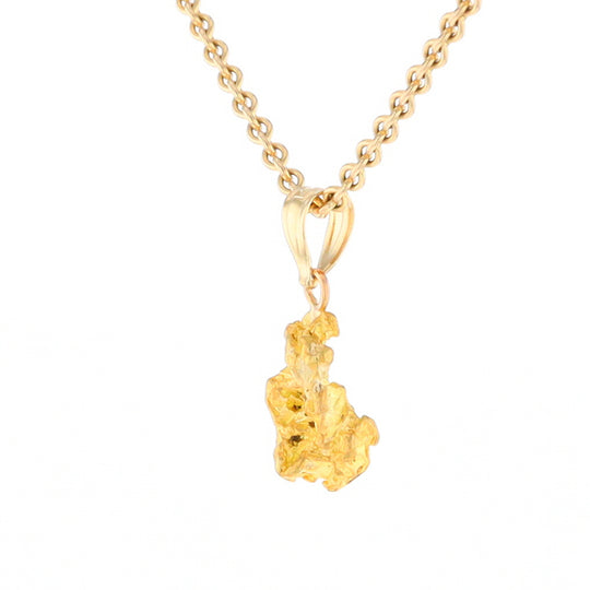 Natural Gold Nugget Pendant