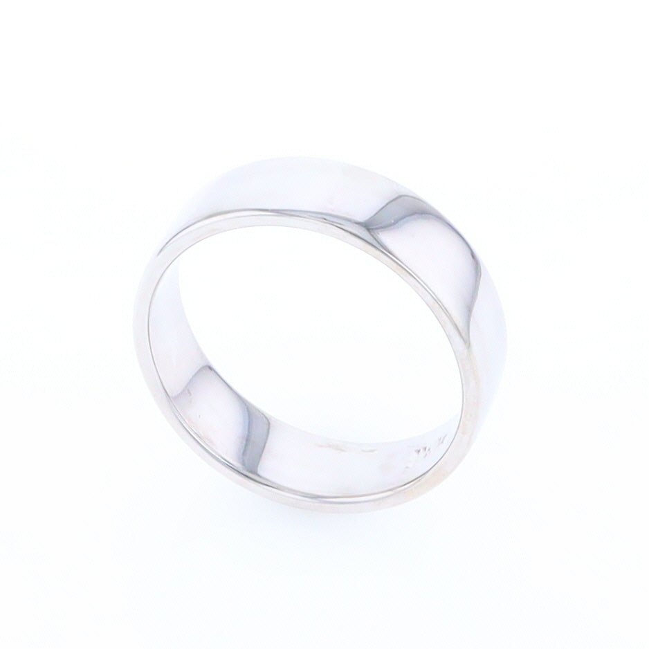 White Gold Wedding Band