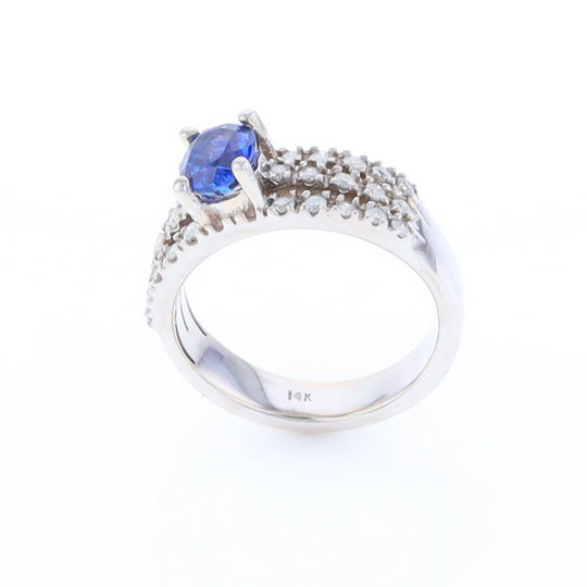 Sapphire Triple Band Ring