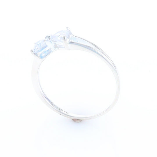 Cubic Zirconia Bow Tie Ring