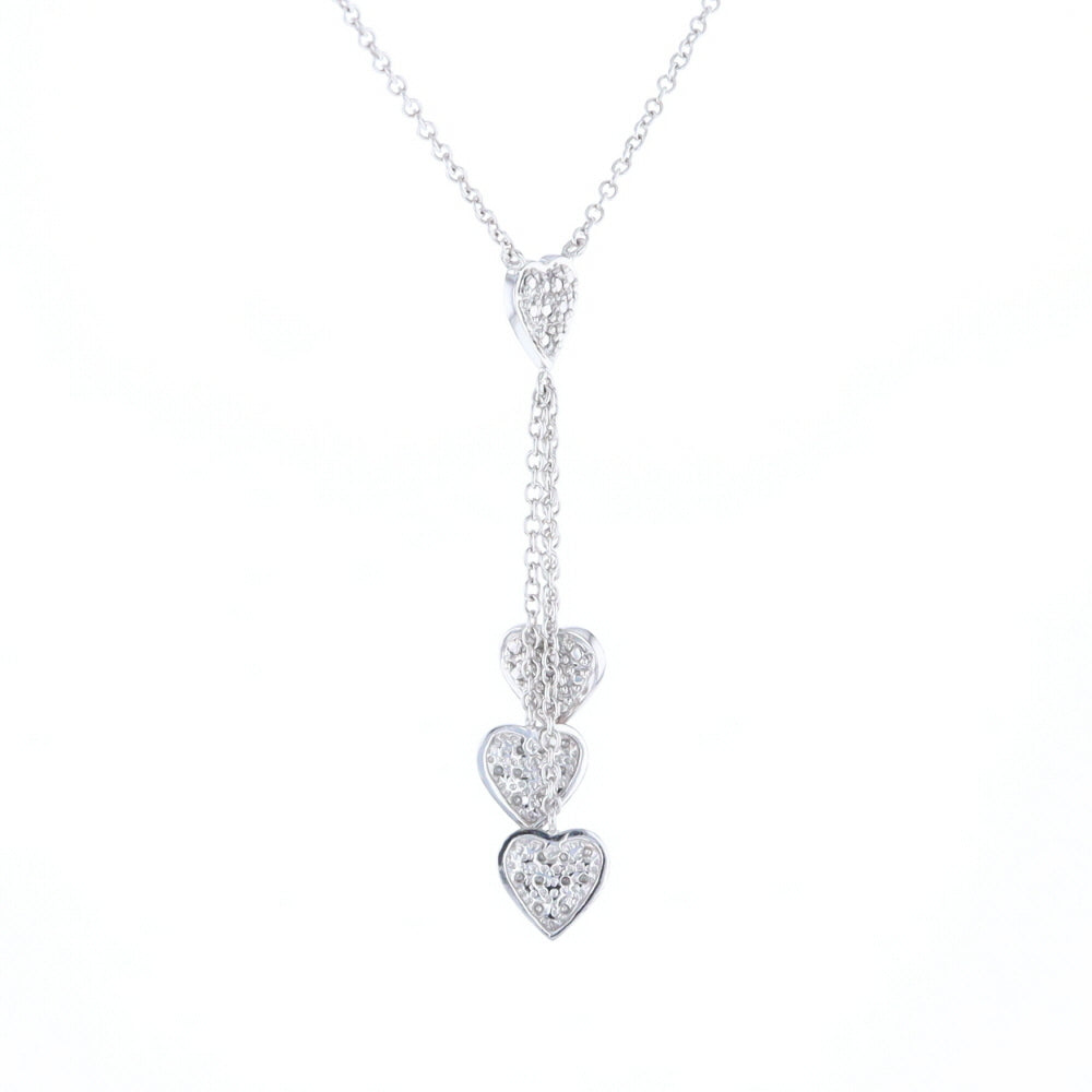 14K Triple Heart Necklace