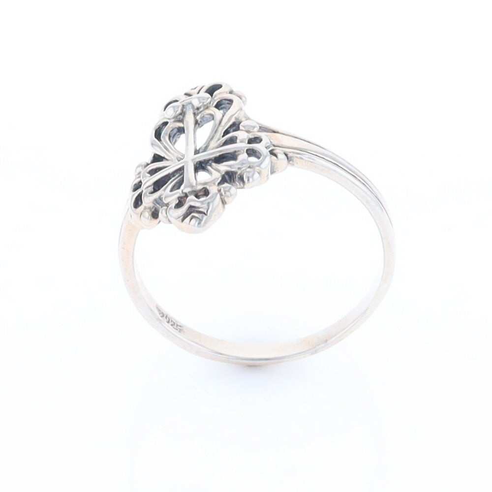 Openwork Cross Ring