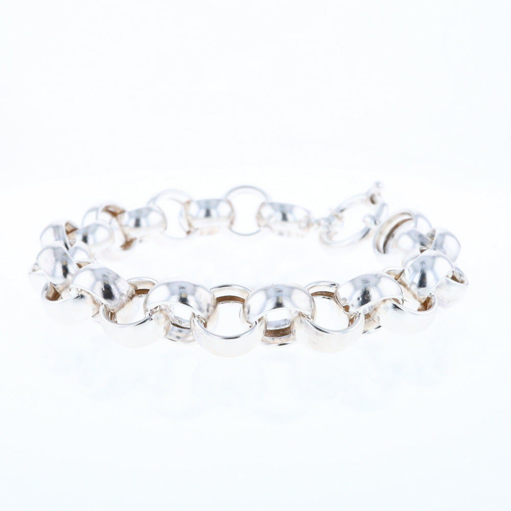 Silver Rolo Link Bracelet