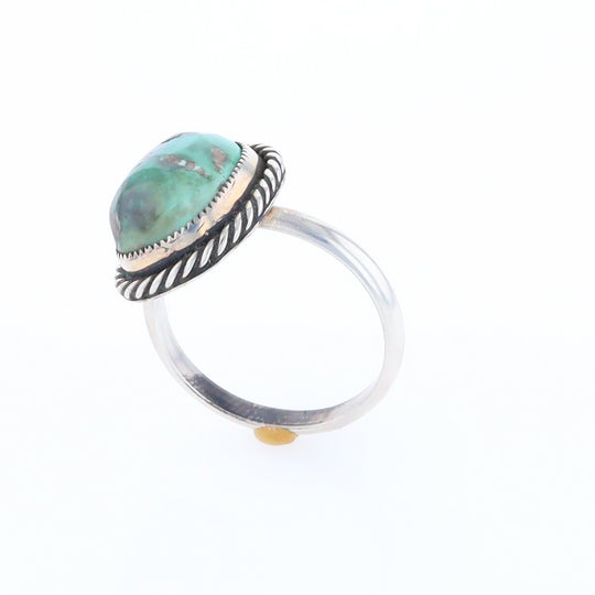 Bezel Set Turquoise Ring