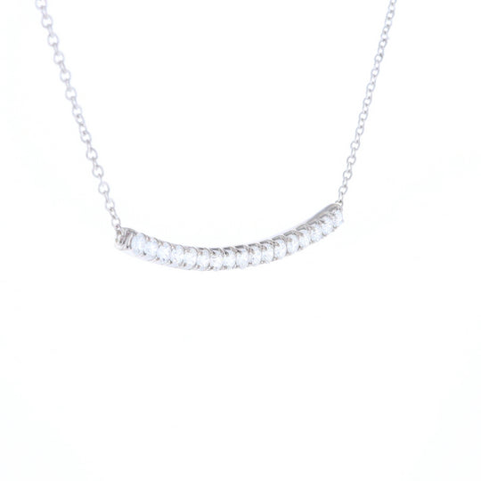 Diamond Bar Necklace