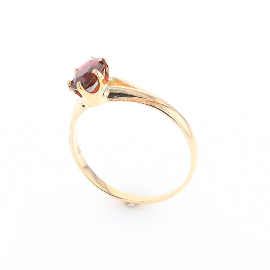 Oval Solitaire Tourmaline Ring