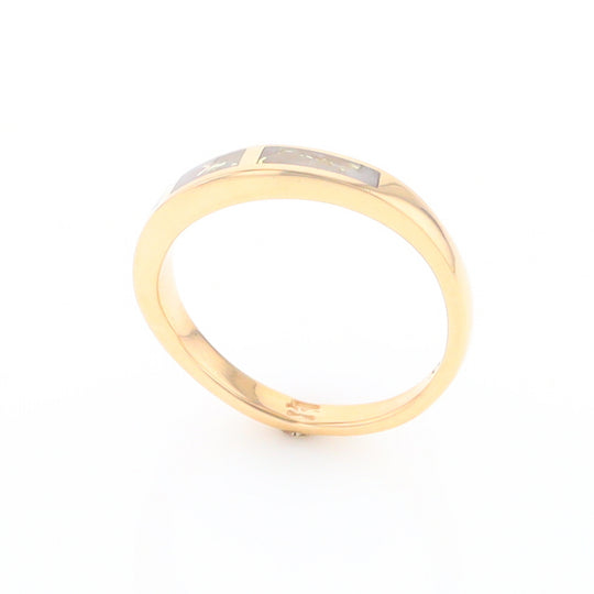 3 Section Gold Quartz Ring Lady’s Anniversary Band G2