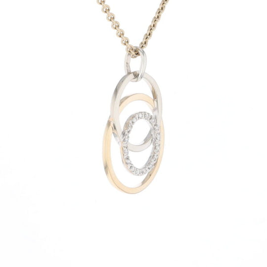 Two-Tone Interlocking Pendant
